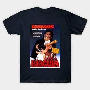 Classic Horror Movie Poster - Blacula T-Shirt